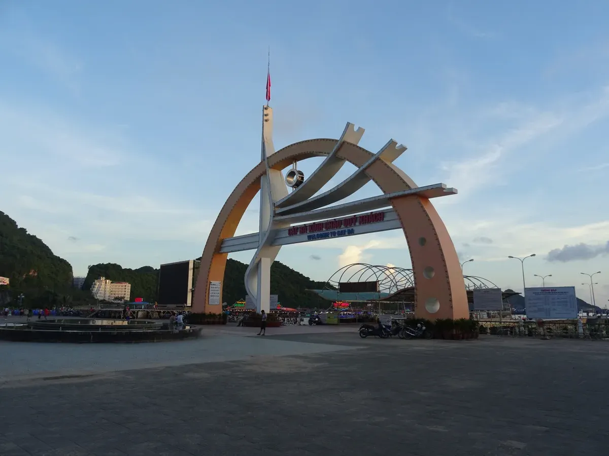 Cat Ba Town, a base for a Ha Long Bay junk boat cruise